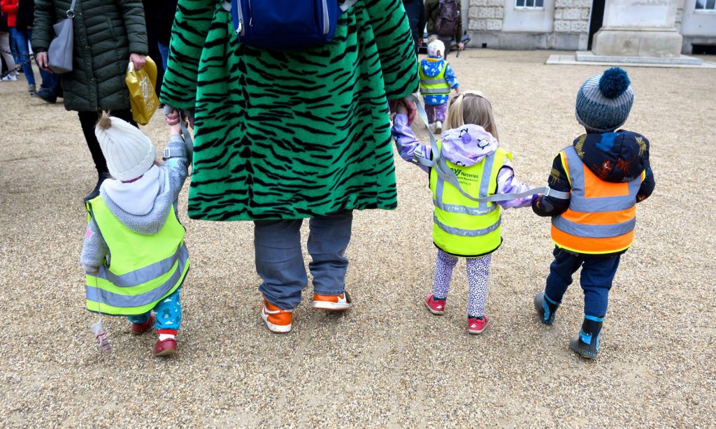 UK childcare funding for migrants
