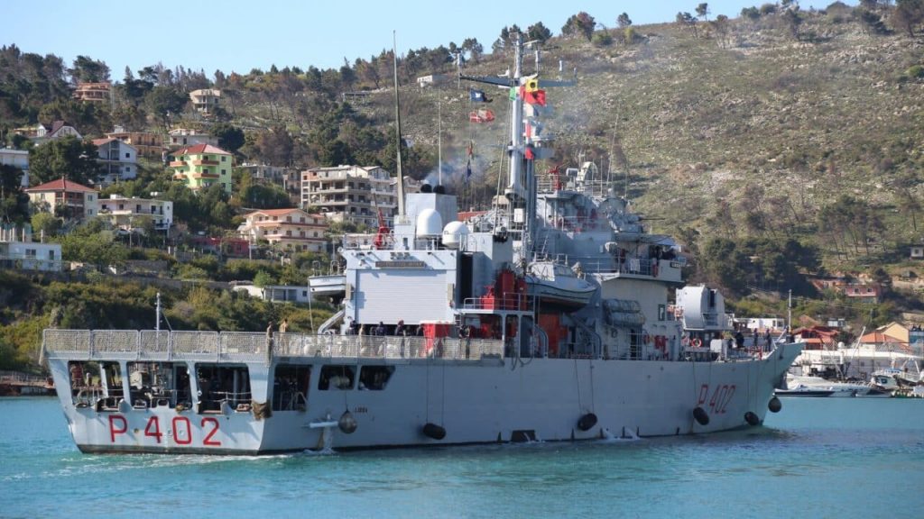 First group of migrants heading from Italy to Albania centre