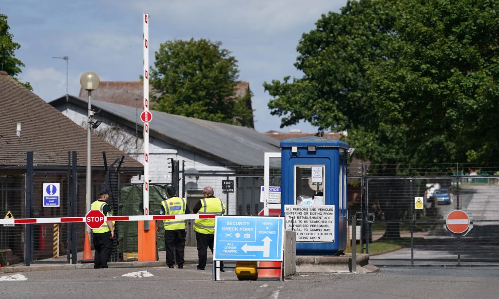 Manston migrant centre drug use
