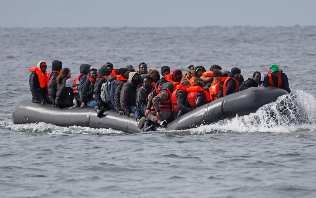 UK migrant crossings hit yearly high