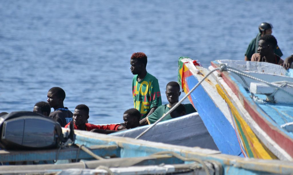 Migrant arrivals in Canary Islands