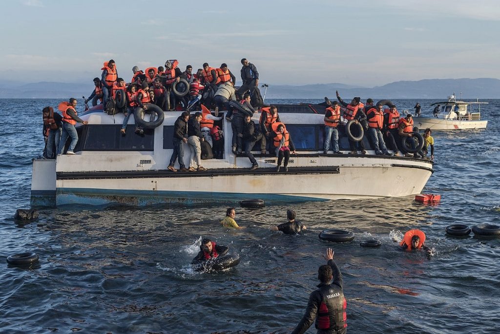undocumented migrants arriving in Crete