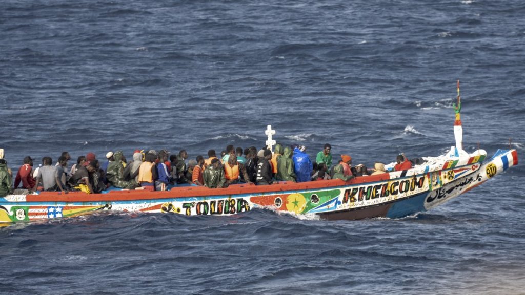 Migrants at sea