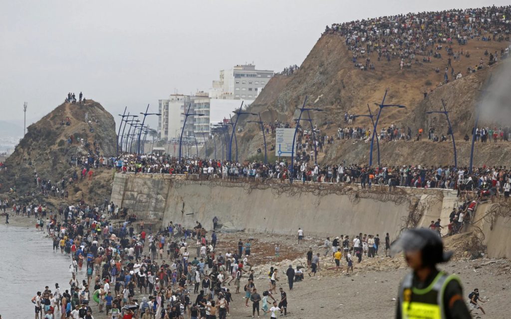 Morocco Suspected of Facilitating Mass Migrant Crossings Into Spain’s Ceuta Morocco migrant crossings into Spain