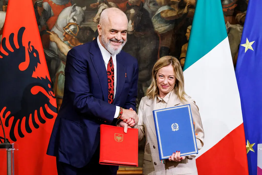 Italy Seeks EU Backing for Albania-Style Migrant Return Centres Across Africa Italy Albania migrant centres EU