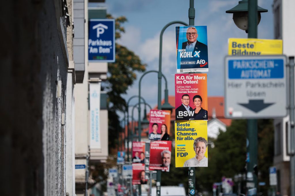 Migrant-owned shops protest AfD in Germany