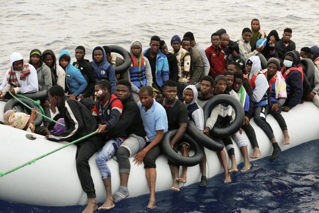 Seven Migrants Dead, 50 Rescued After Boat Sinks off Libya Migrants dead off Libya