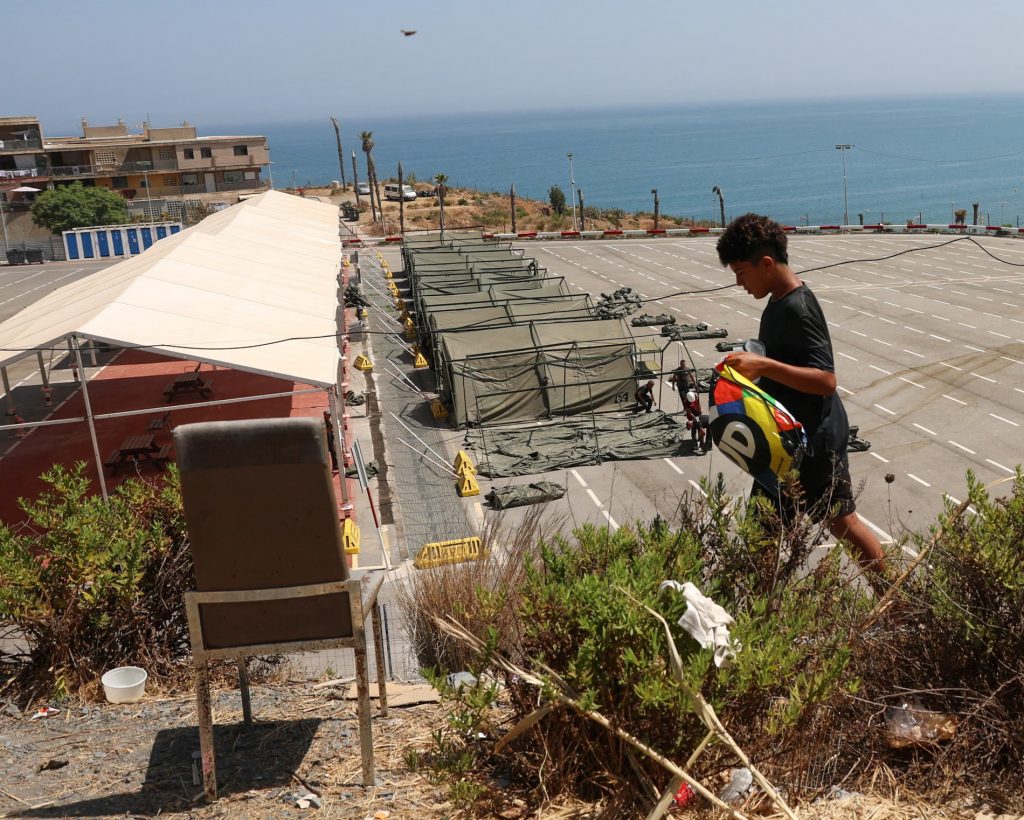 Spain migrant children Ceuta